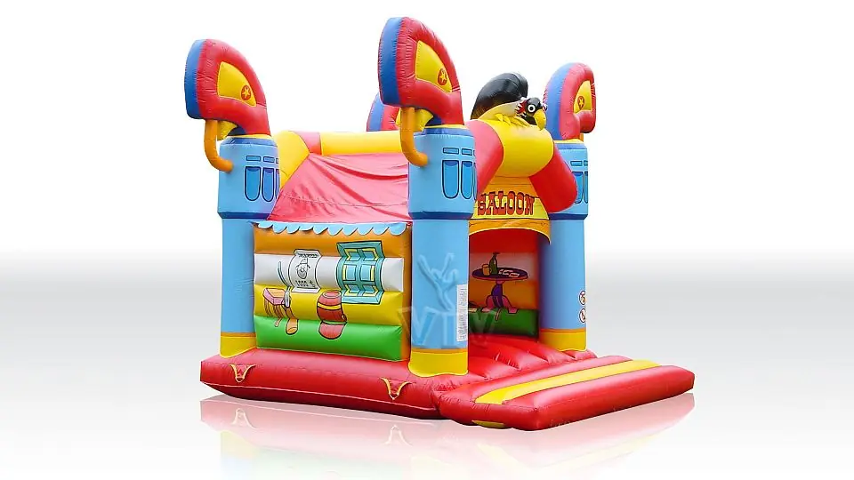 Saloon 10 x 7 with roof commercial inflatable bounce