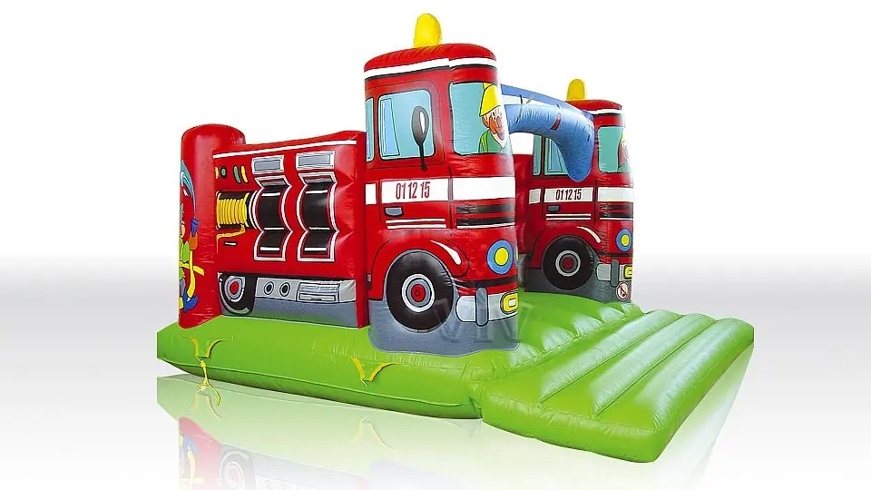 Bounce Fire truck without roof commercial inflatable bounce