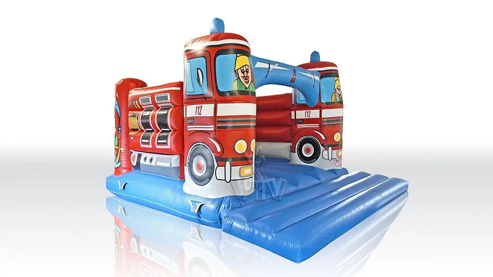 Bounce Fire truck without roof commercial inflatable bounce