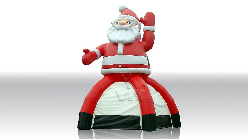 Tent with Christmas Father, external diameter 6.5 m commercial holiday inflatable