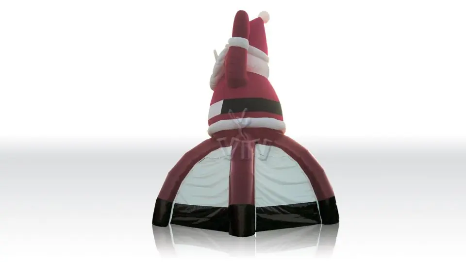 Tent with Christmas Father, external diameter 6.5 m commercial holiday inflatable