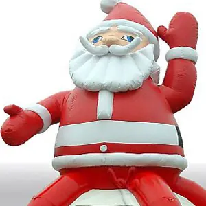 Tent with Christmas Father, external diameter 6.5 m commercial holiday inflatable