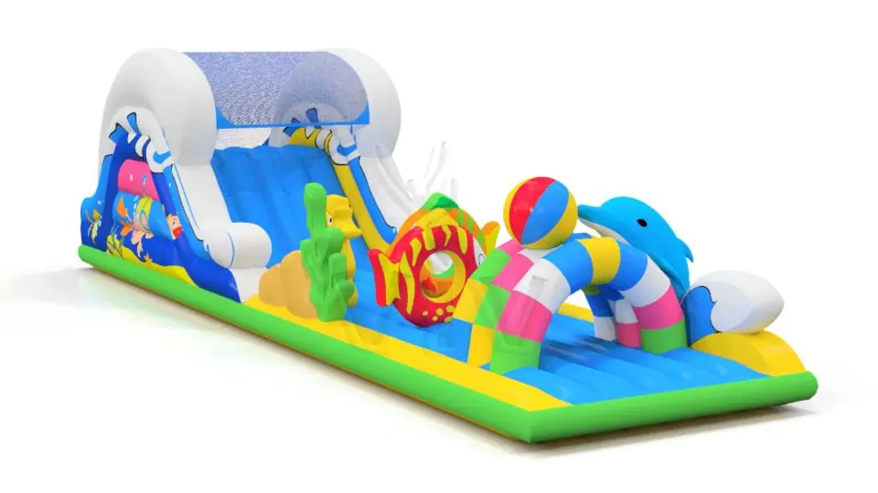 Obstacle Course - Collection Unterwater World commercial inflatable obstacle course