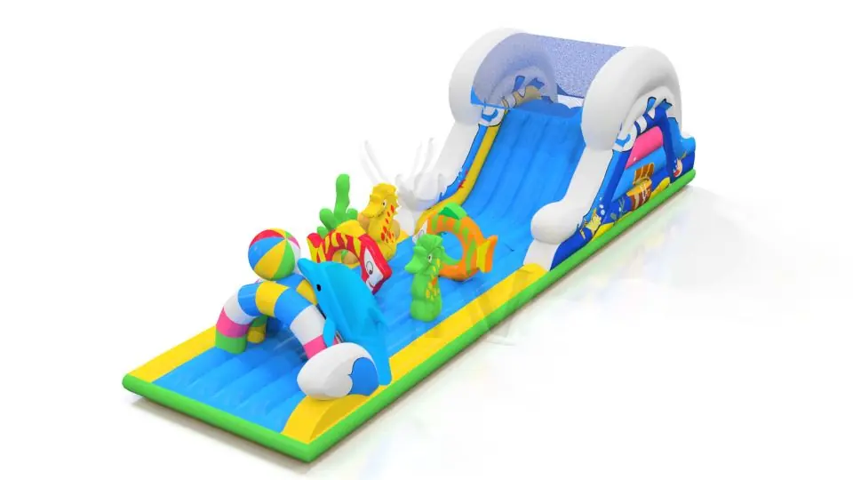 Obstacle Course - Collection Unterwater World commercial inflatable obstacle course