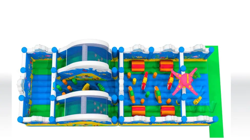 Obstacle Course Underwater World - Collection Unterwater World commercial inflatable obstacle course
