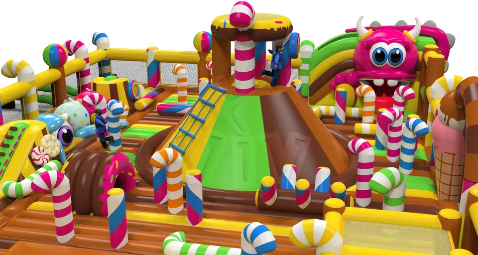 Playground Micro Monsters (full floor) commercial inflatable playground
