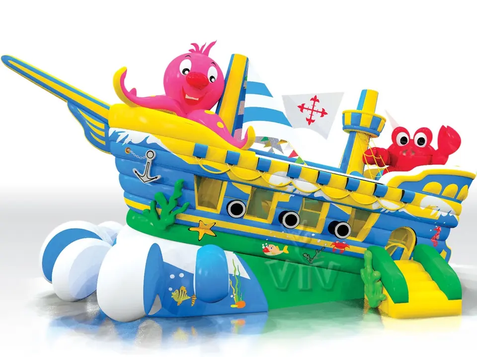 Flying Dutchman Ship - Collection Unterwater World commercial inflatable ship attraction