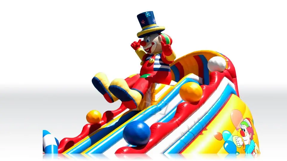 Clown SUPER GIGANT Professional commercial inflatable slide
