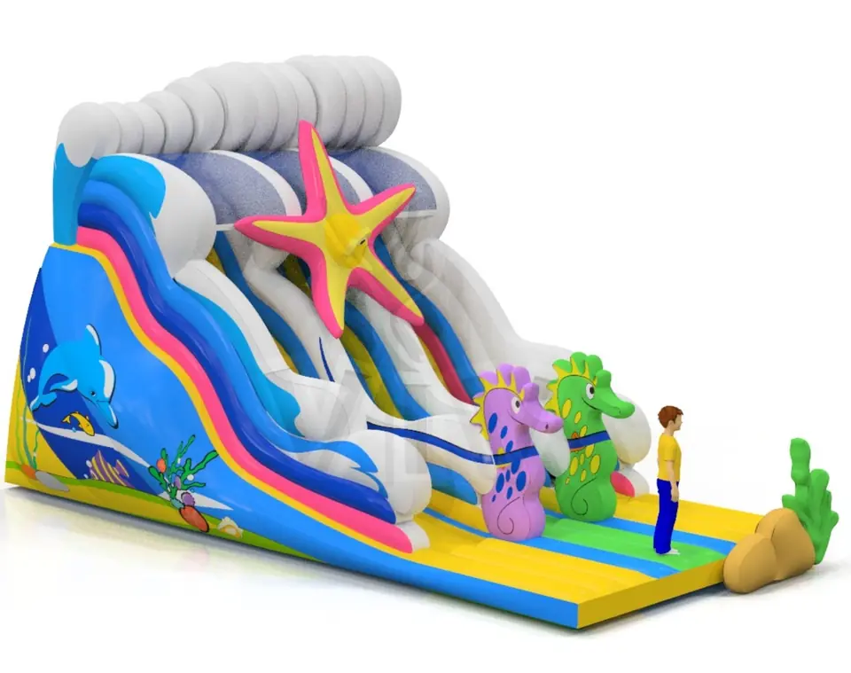 Sea Horse - Collection Unterwater World commercial inflatable slide