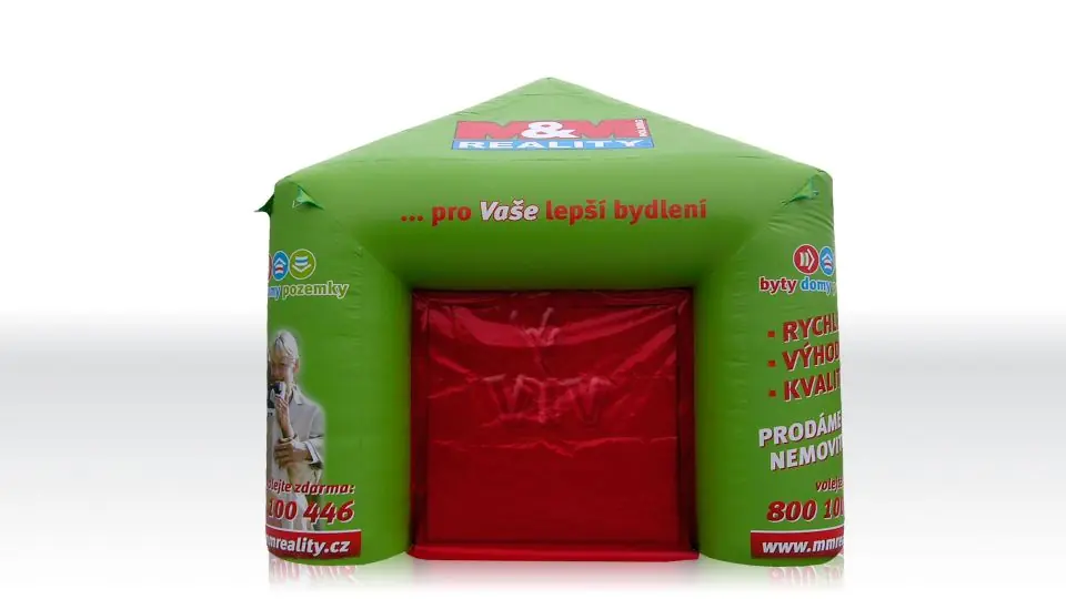 Square tent 3 x 3 m commercial promotional inflatable tent
