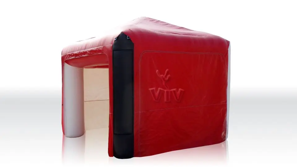 Square tent 6 x 6 m commercial promotional inflatable tent