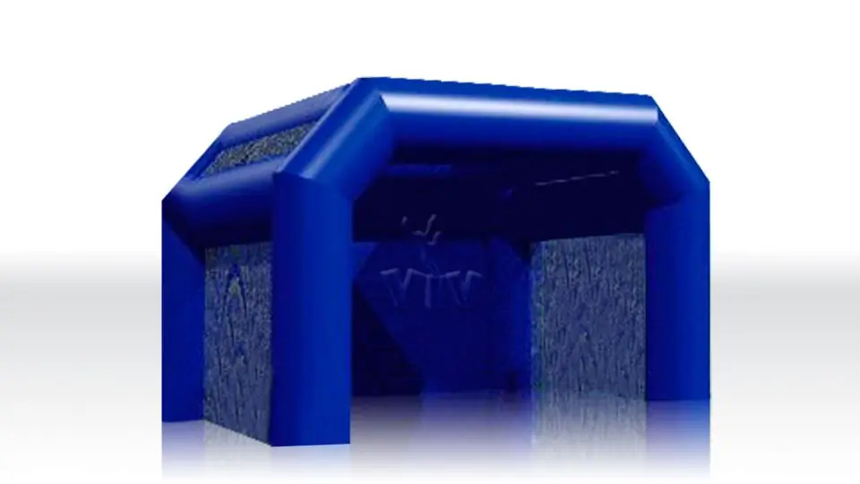 Stage with nets commercial promotional inflatable tent