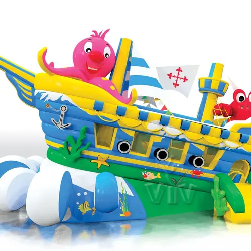 Flying Dutchman Ship - Collection Unterwater World commercial inflatable ship attraction