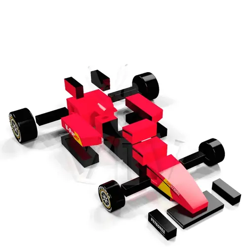 Foam figure Formula 1 commercial inflatable softplay