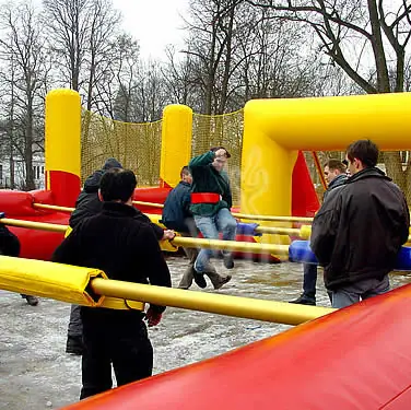 Playing field promotional inflatable product photo