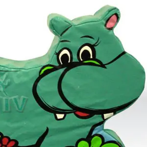 Hipopotamus commercial inflatable softplay