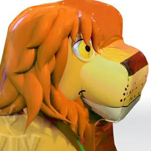 Lion commercial inflatable softplay