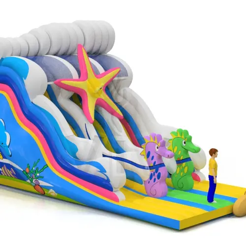 Sea Horse - Collection Unterwater World commercial inflatable slide